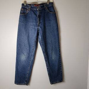 Levi's 550 classic relaxed fit tapered leg blue denim jeans